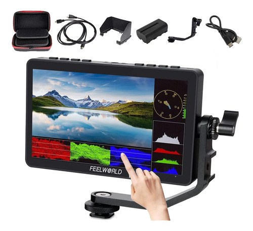 Feelworld F5 Pro V4+bateria+cargador+estuche De Transporte P