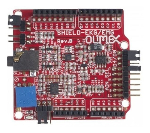 Shield Emg Ekg Para Arduino Uno