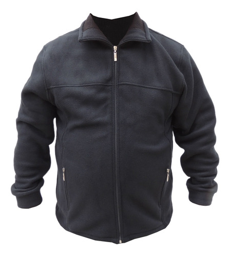 Campera Hombre Doble Polar Invierno Trekking Running Buzo 