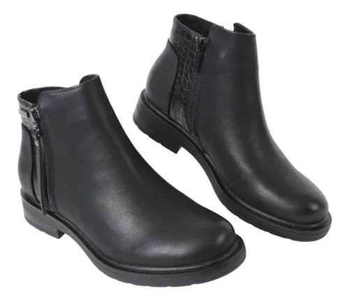 Bota Mujer Lady Borcego Atenea Con Cierre