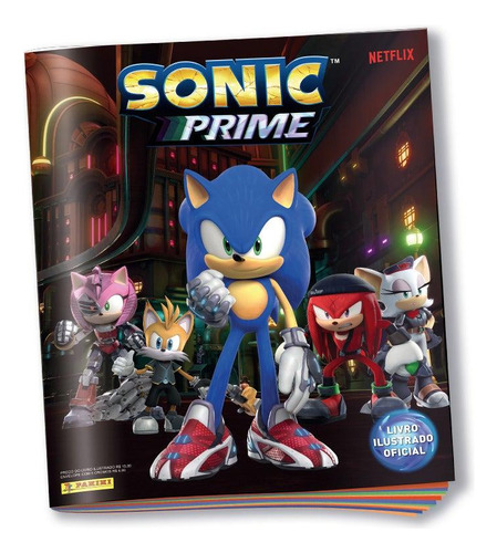 Sonic Prime - Álbum Capa Cartão