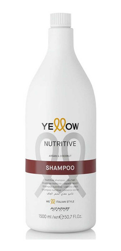 Shampoo Nutrición Alfaparf Yellow 1500ml Cabello Dañado