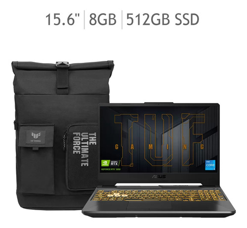 Laptop Asustuf Gaming F15 I5 8gb 512gb 3050 Ti + Mochila