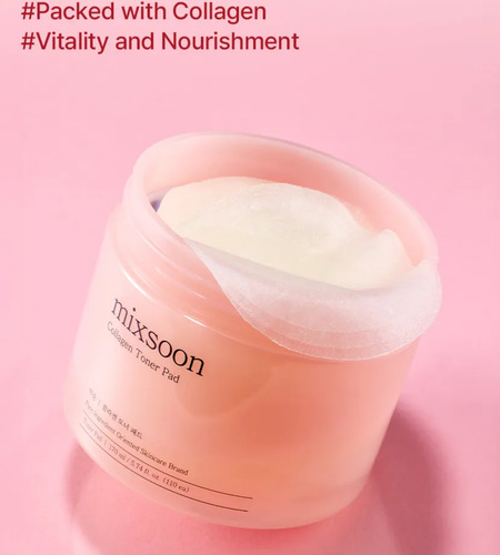 Mixsoon Collagen Toner Pad 110 Pads De Colageno 170 Ml Corea