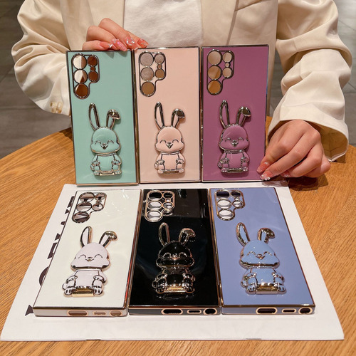 Cute Rabbit Holder Phone Bracket Case For Samsung