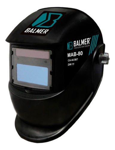 Máscara De Solda Automática Com Recarga Solar Mab-80 Balmer