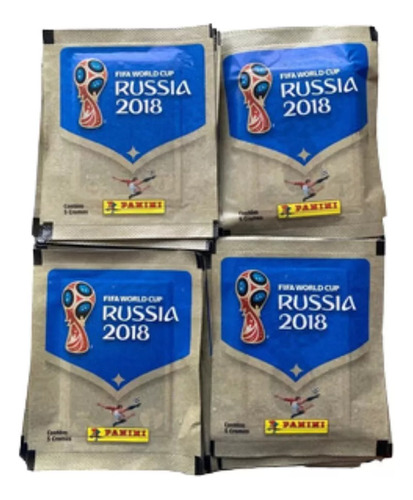 Pack 40 Sobres Panini Fifa World Cup Rusia 2018 200 Laminas