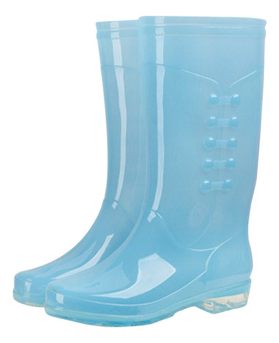 Botas De Lluvia Altas Para Mujer, Botas De Lluvia Transparen