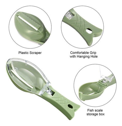 Raspador De Pescado Removedor De Escamas De Pescado De 8 Pie