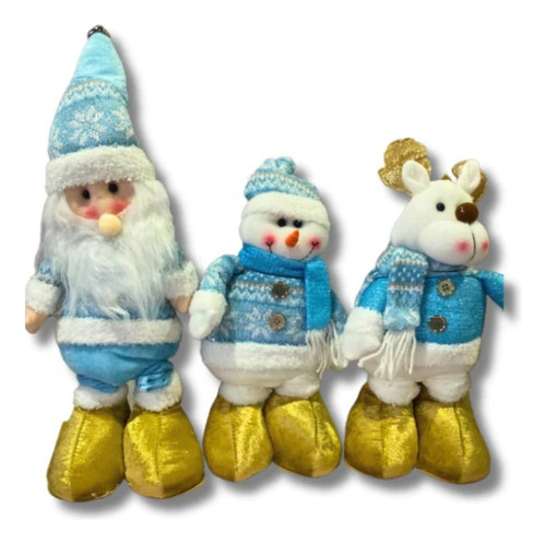 Patas Largas Mono Muñeco Peluche Navidad