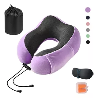 Cómodo Almohada De Viaje 100% Espuma Viscoelástica Cuello