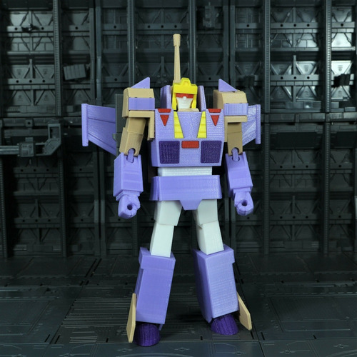 Transformers - Blitzwing G1 - Articulado - 3d.proyectando