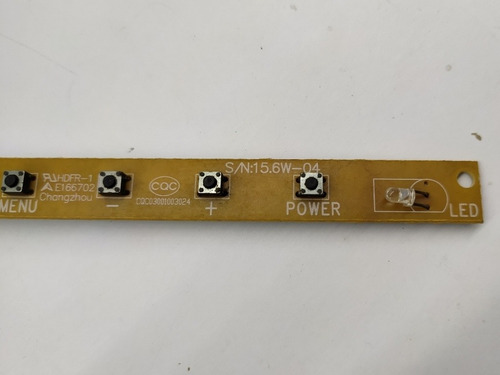 Placa Funções Menu 15.6w-04 Monitor Intelbras Lm1751w (ml131
