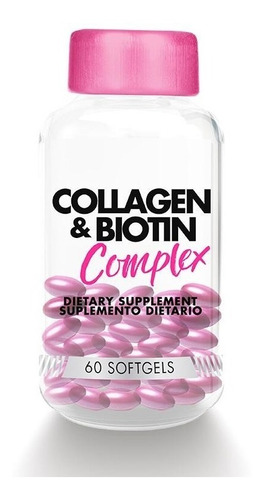 Collagen & Biotin Complex (60 Softgeles) Colageno Pelo Piel