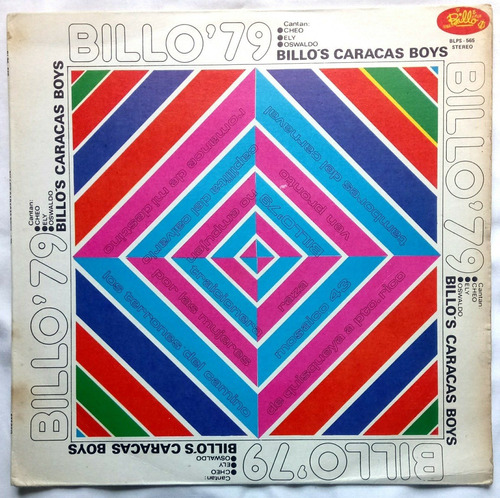 Billo's Caracas Boys  Billo '79 Lp Vinilo Acetato