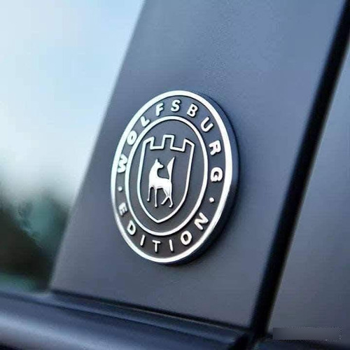 Par De Emblemas Wolfsburg Originales Volkswagen (Usado)