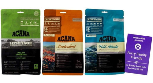 Alimento Seco Para Perros De Acana, Muestra De 3 Sabores | 1