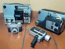 Comprar Lote De 11 Cámaras, Proyectores Y Filmadoras + Diapositivas