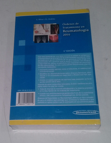 Ordenes De Tratramiento En Reumatologia 2016 4 Edicion Silva