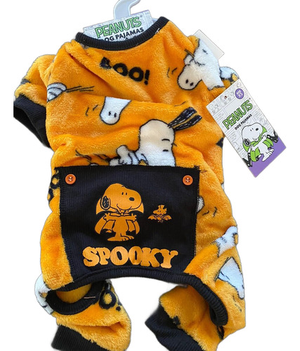 Pijama Para Perro Peanuts Talla S Halloween Snoopy