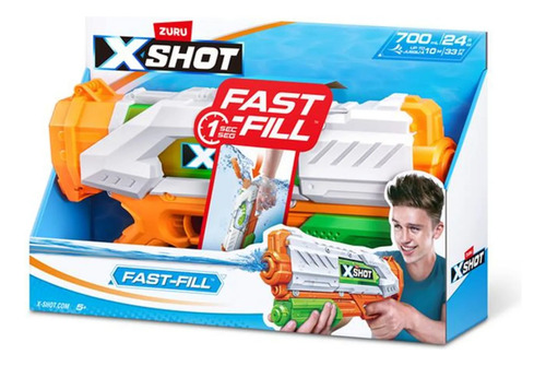 Pistola Lanzadora De Agua Zuru X Shot 700 Ml Blanco