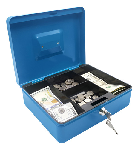Caja De Dinero Studmark Azul 25x18x9