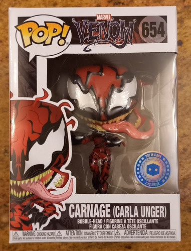 Funko Pop Marvel Venom 654 Carnage Carla Unger