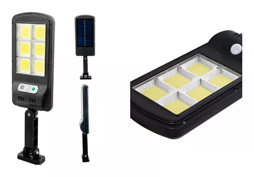 Reflector Led Solar Con Sensor Movimiento Luz Exterior