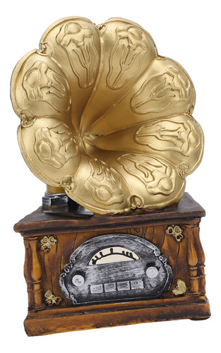 Modelo De Tocadiscos Fonógrafo, Gramófono Retro, Resina