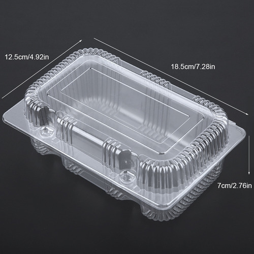Contenedor De 25 Piezas Desechables De Plástico Para Pan Con