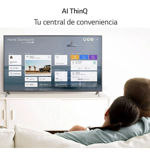 Imagen 8 de 10 de Smart Tv Led LG 60 60un7310 Uhd 4k Thinq Ai Hsmi Usb