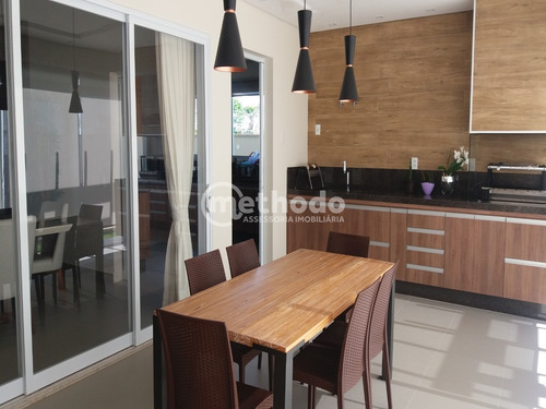 Tamboré - Jaguariúna. Casa Novinha, Térrea Com 233 M² De Construção, Condomínio De Alto Padrão, Com Toda Comodidade - Ca00861 - 68211041