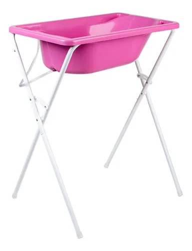 Banheira Com Suporte Dobrável Tanque 25l, 30kg Baby Hércules