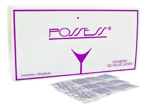 Caja 100 Condones Masculinos Preservativo Possess Hotelero