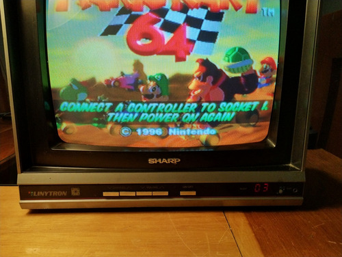Televisión Sharp Lynitron Vtg De 1987 (Usado)