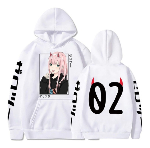 Sudadera Con Capucha Anime Darling In The Franxx Zero Two Hi