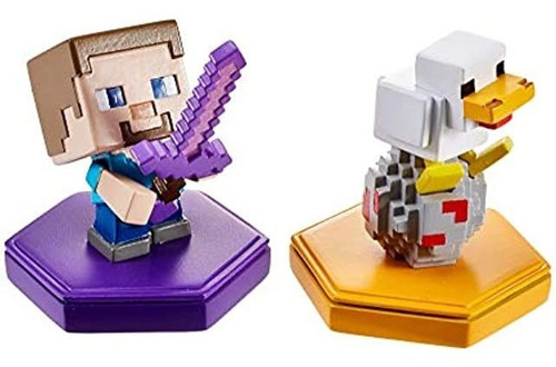 Minecraft Earth Boost Mini Figura 2 Unidades, Chip Nfc Habi