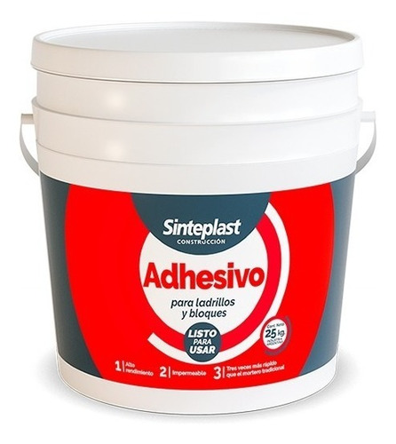 Adhesivo Listo Bloques Y Ladrillos Sinteplast 25k - Proxecto