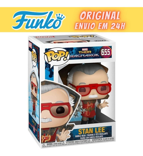 Boneco Funko Pop Marvel - Stan Lee - Original 655