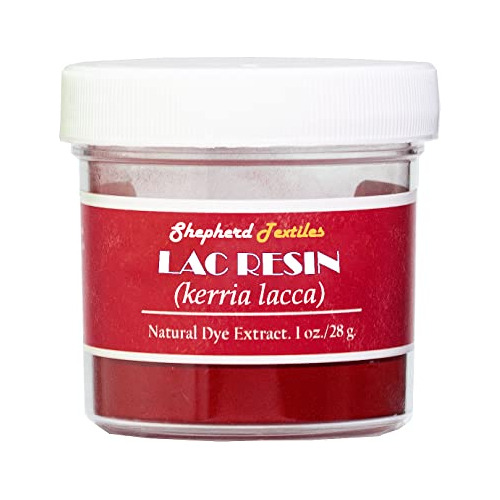 Extracto De Resina De Laca Tinte Natural Telas, 1 Oz.