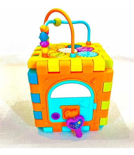Juguete De Encastre Cubo Armable Didáctico Con Piano Musical
