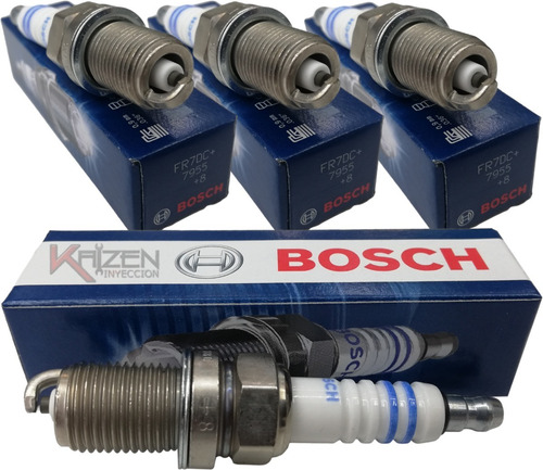 Kit Bujias Bosch Fiat Siena 1.3 1.4 Mpi 8v