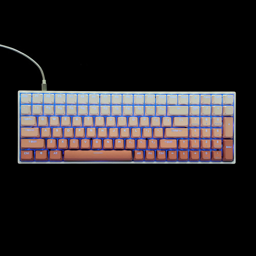 108 122 Teclas Con Retroiluminación De Doble Disparo Pbt Que