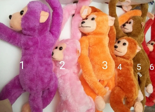 Imagen 2 de 3 de Mono De Peluche Con Sonido 60 Cm