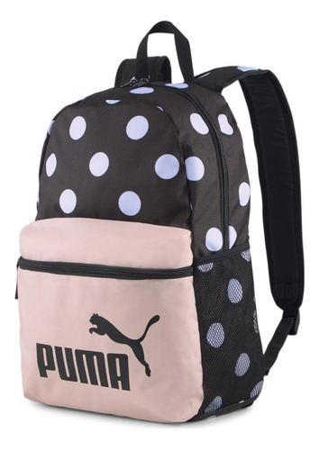 Mochila Puma Phase Black Polka Dot Aop Color Nude