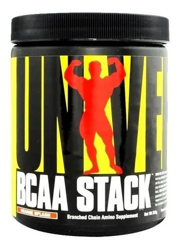 Imagen 1 de 7 de Bcaa Stack Universal 250g Con Glutamina Polvo Duro Grumos