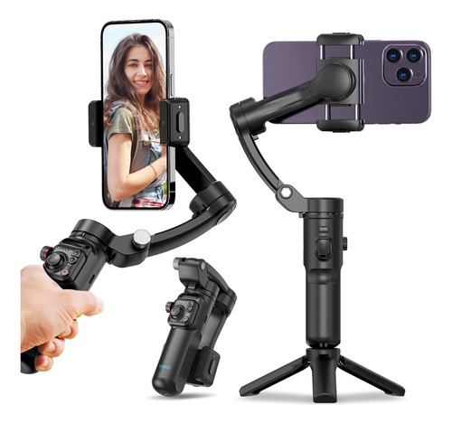 Estabilizador Gimbal 3 Eixos Para Celular Mini Tripé