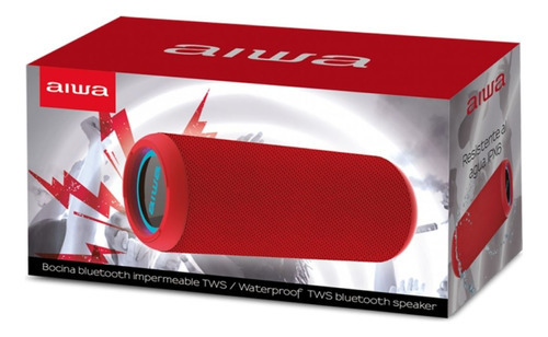 Parlante Portátil Bluetooth 20w Con Funcion Tws Rojo