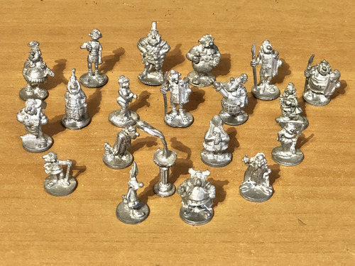 Coleção Miniaturas Chumbo Asterix E Obelix Antigo Raro (Usado)