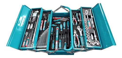Caja De Herramientas Manuales 108pz Total Thtcs121081